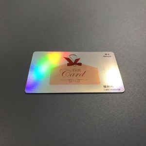 Laser material PVC card