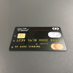 embossing smart cards