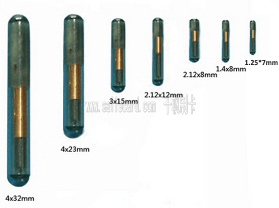 RFID glass tube